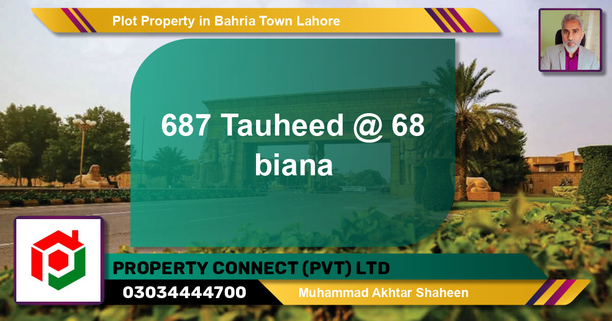 Residential Plot for Sale in Bahria Town, Lahore - (BP-73043)