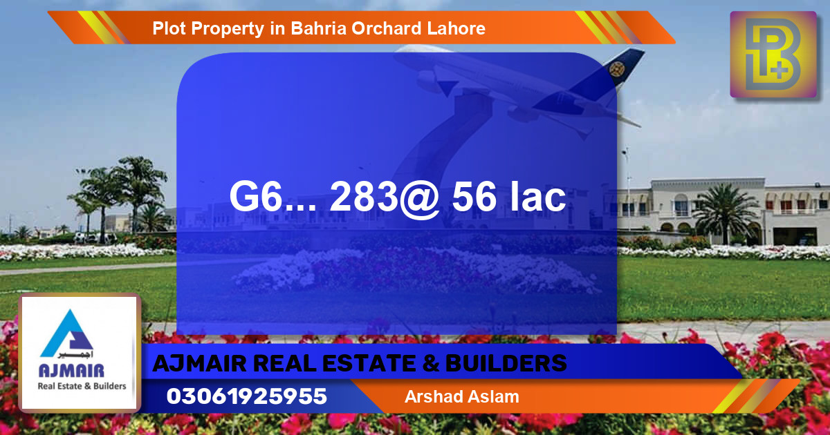 Residential Plot for Sale in Bahria Orchard, Lahore - (BP-73057)