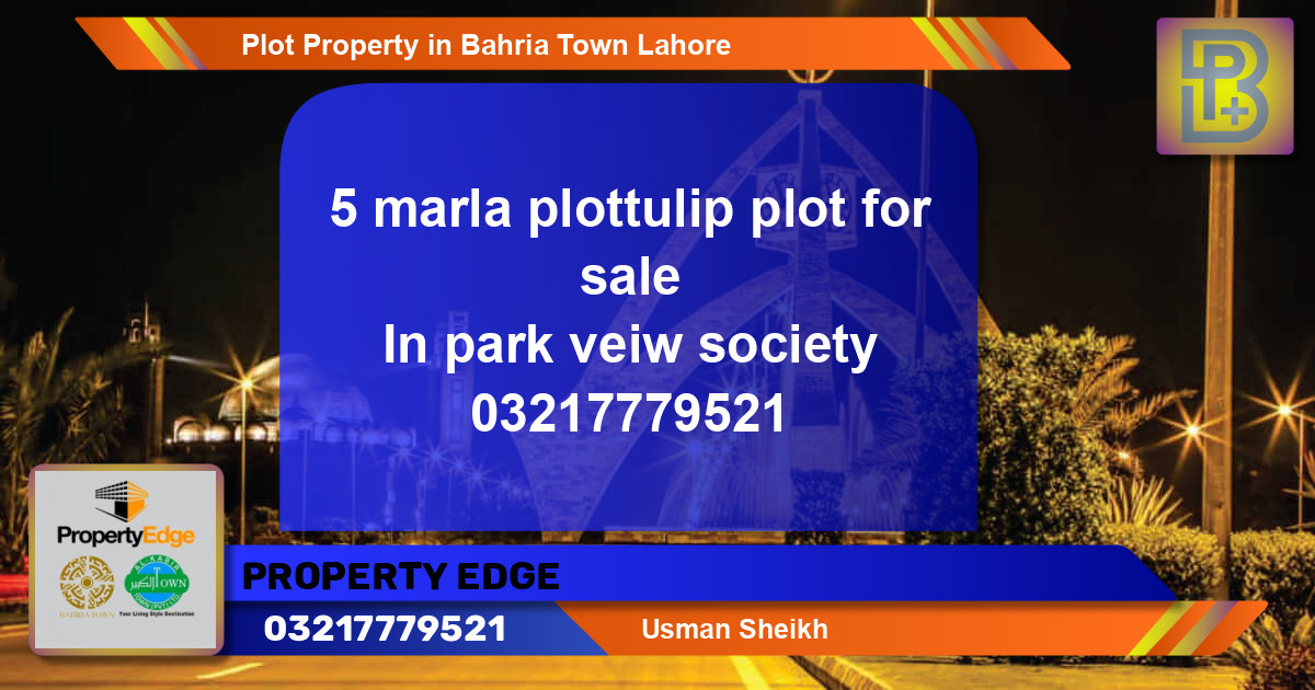 Residential Plot for Sale in Bahria Town, Lahore - (BP-73066)