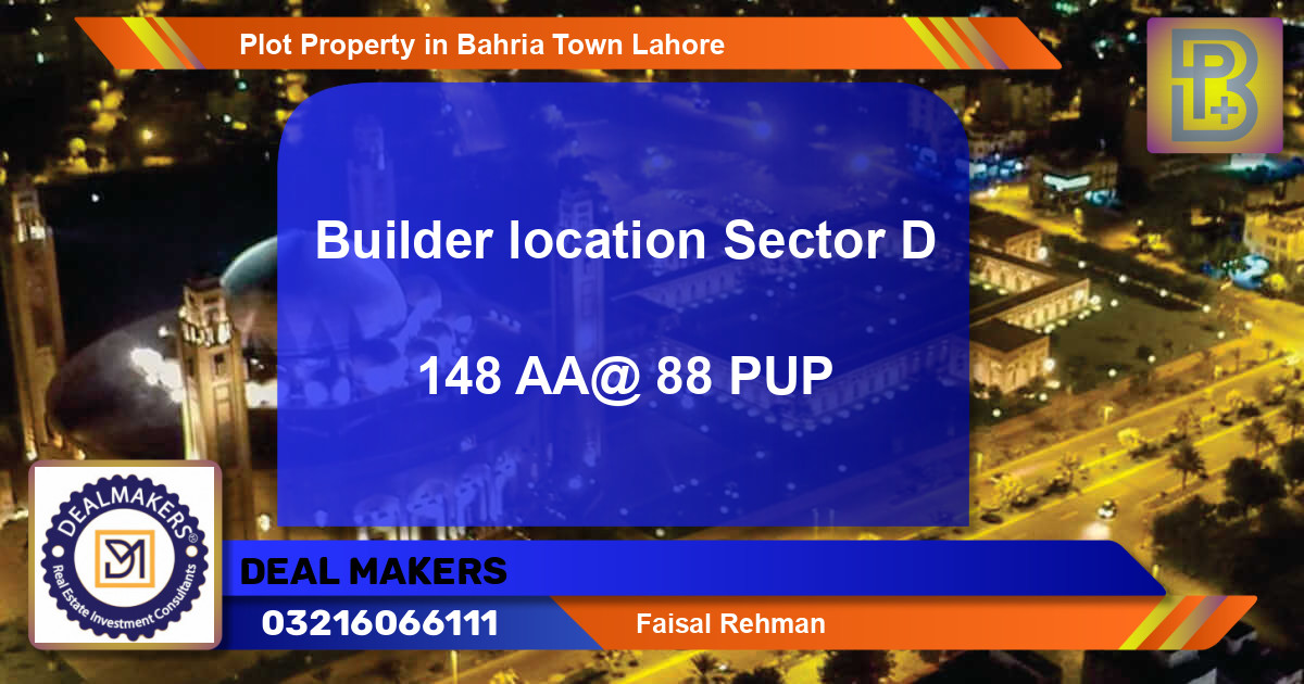 Residential Plot for Sale in Bahria Town, Lahore - (BP-73134)
