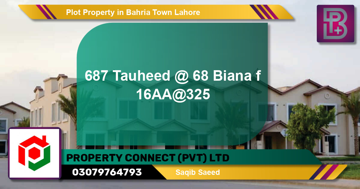 Residential Plot for Sale in Bahria Town, Lahore - (BP-73146)