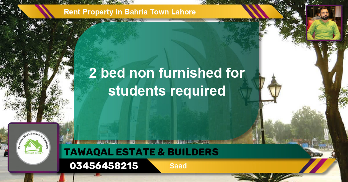 Residential Property for Rent in Bahria Town, Lahore - (BP-73151)