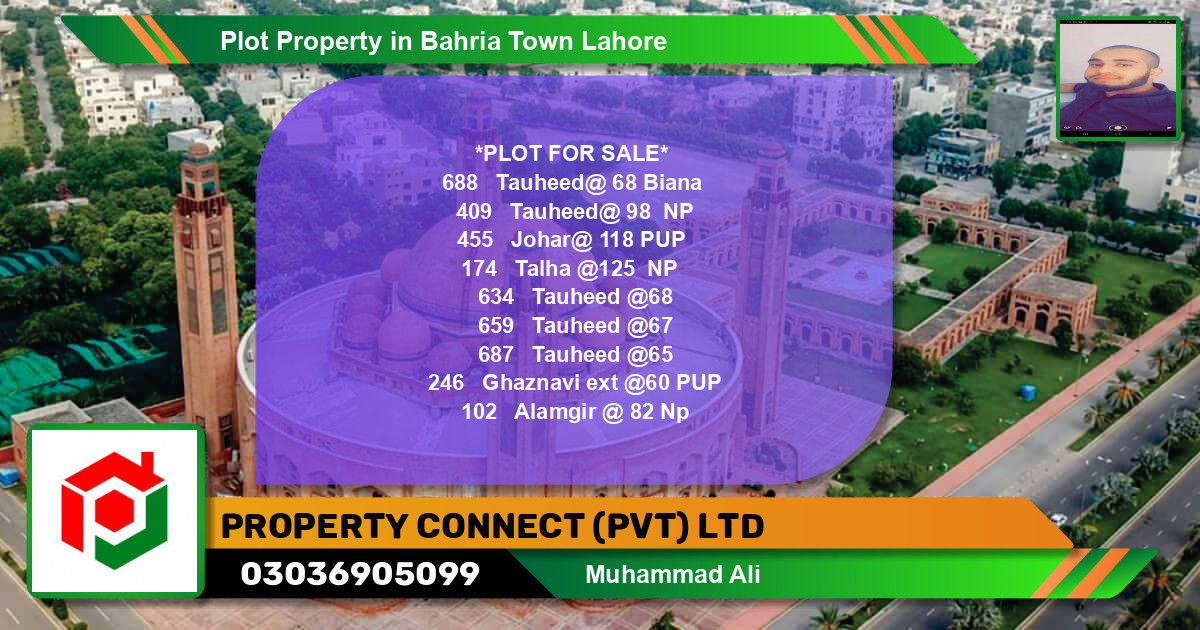 Residential Plot for Sale in Bahria Town, Lahore - (BP-73209)