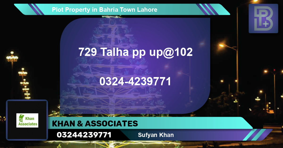 Residential Plot for Sale in Bahria Town, Lahore - (BP-73218)