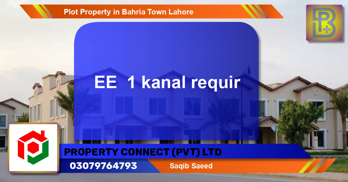 Residential Plot for Sale in Bahria Town, Lahore - (BP-73230)