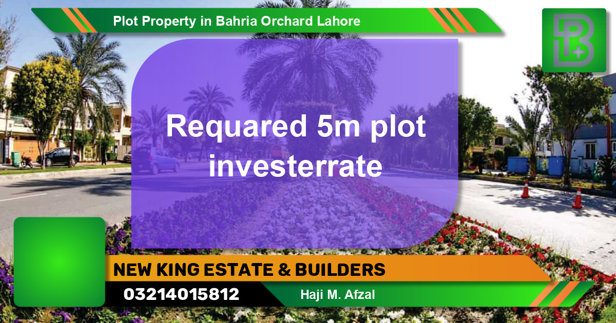 Residential Plot for Sale in Bahria Orchard, Lahore - (BP-73261)
