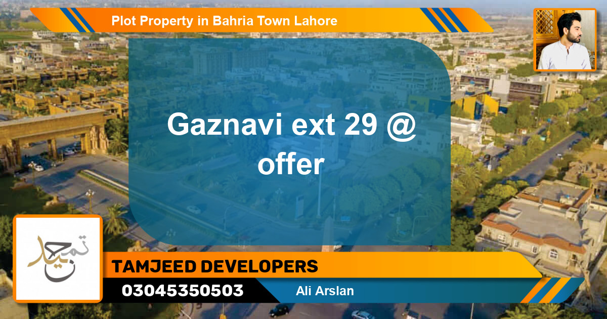 Residential Plot for Sale in Bahria Town, Lahore - (BP-73268)