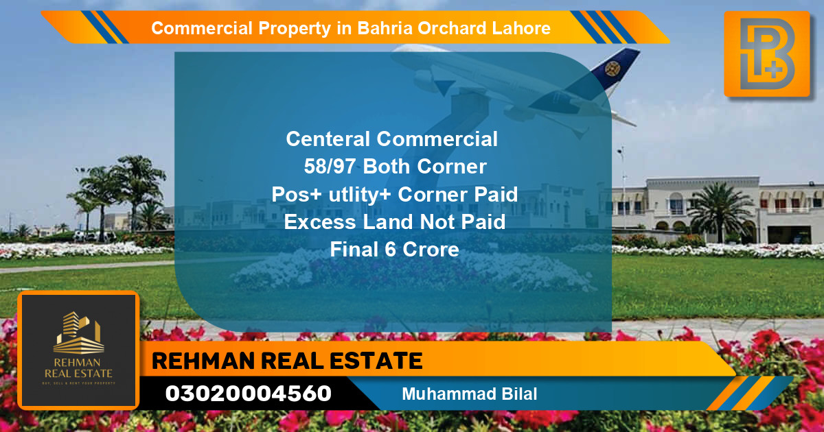 Commercial Property for Sale in Bahria Orchard, Lahore - (BP-73341)