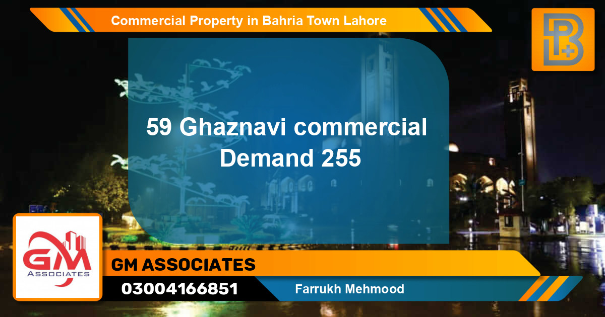 Commercial Property for Sale in Bahria Town, Lahore - (BP-73465)
