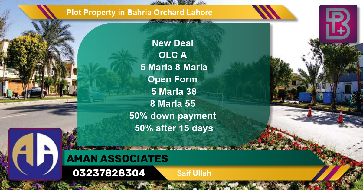 Residential Plot for Sale in Bahria Orchard, Lahore - (BP-73489)