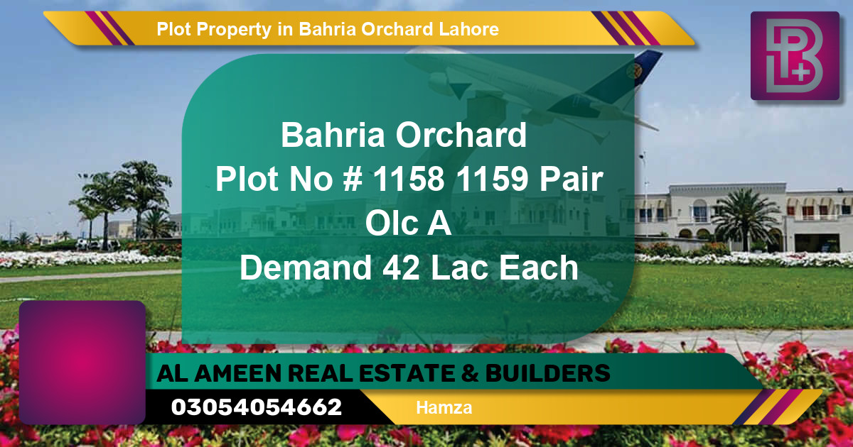 Residential Plot for Sale in Bahria Orchard, Lahore - (BP-73575)