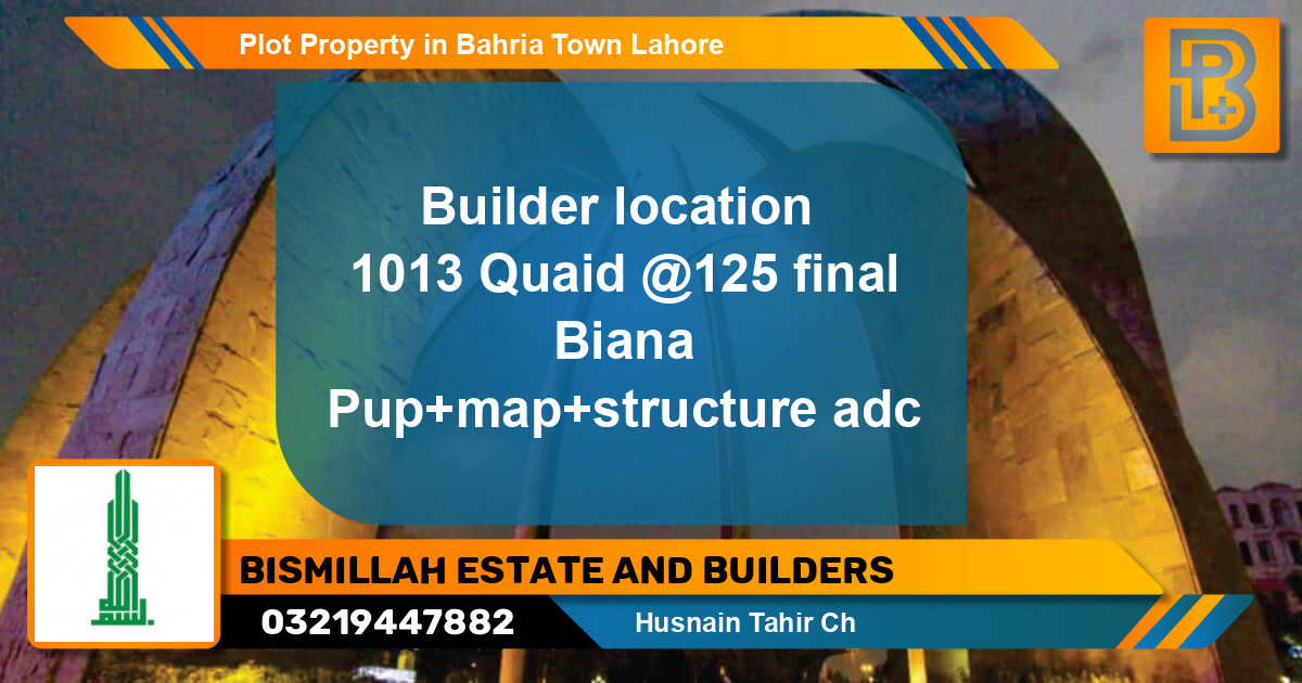 Residential Plot for Sale in Bahria Town, Lahore - (BP-73576)