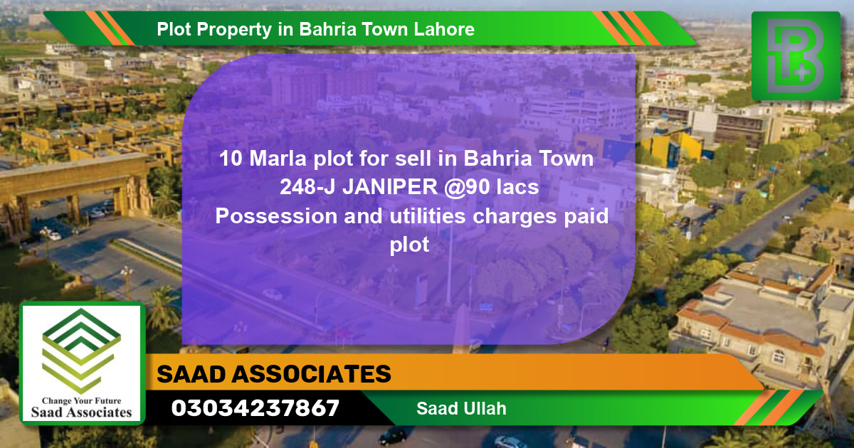 Residential Plot for Sale in Bahria Town, Lahore - (BP-73607)