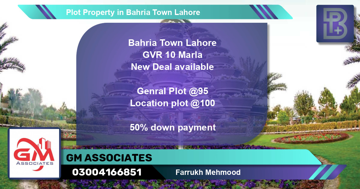 Residential Plot for Sale in Bahria Town, Lahore - (BP-73656)