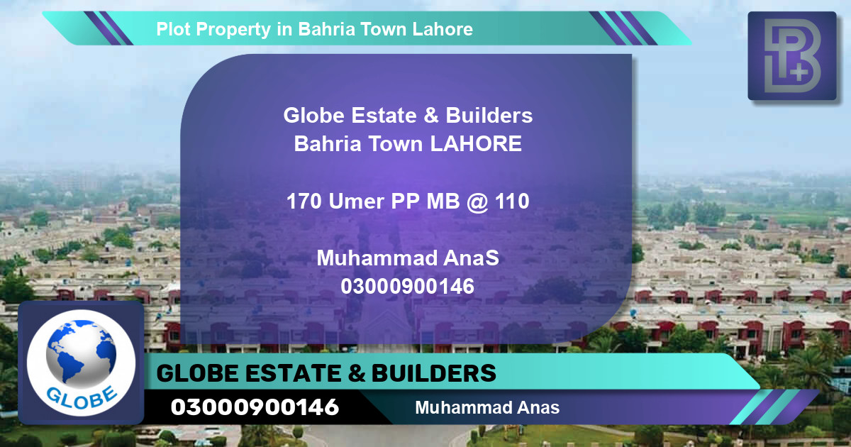 Residential Plot for Sale in Bahria Town, Lahore - (BP-73665)