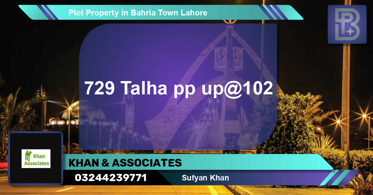 Residential Plot for Sale in Bahria Town, Lahore - (BP-73772)