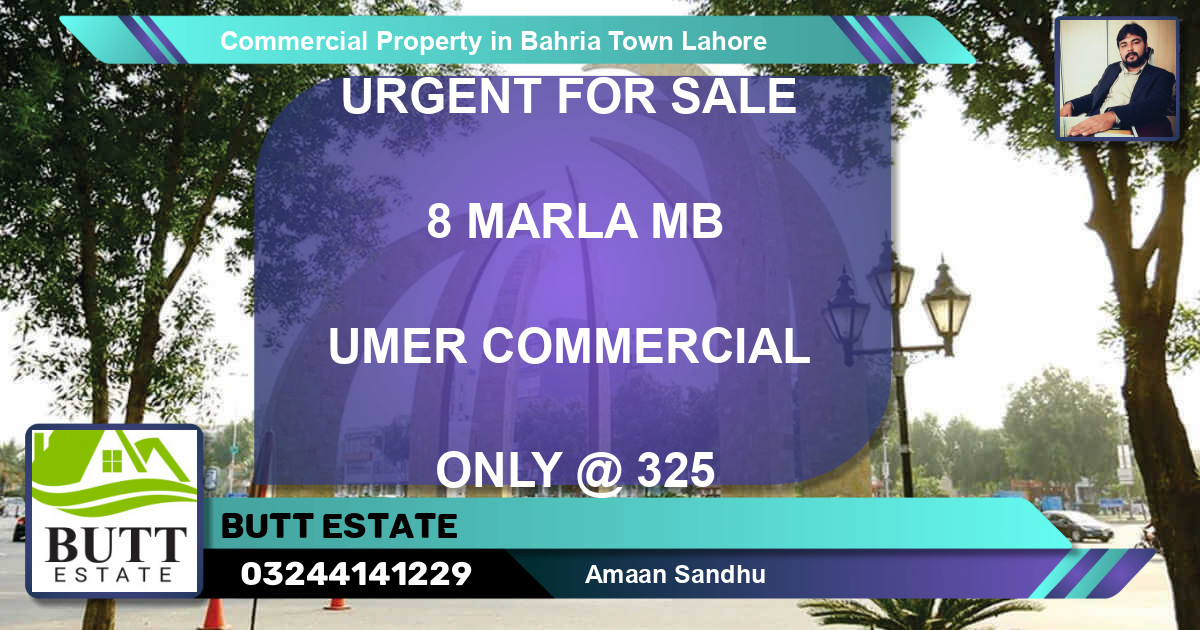 Commercial Property for Sale in Bahria Town, Lahore - (BP-73789)