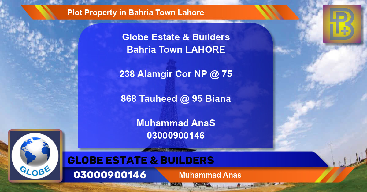 Residential Plot for Sale in Bahria Town, Lahore - (BP-73809)