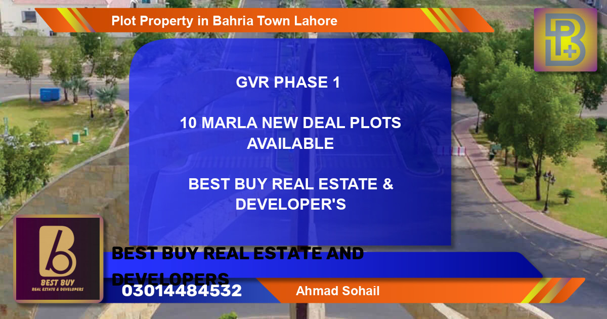 Residential Plot for Sale in Bahria Town, Lahore - (BP-73854)