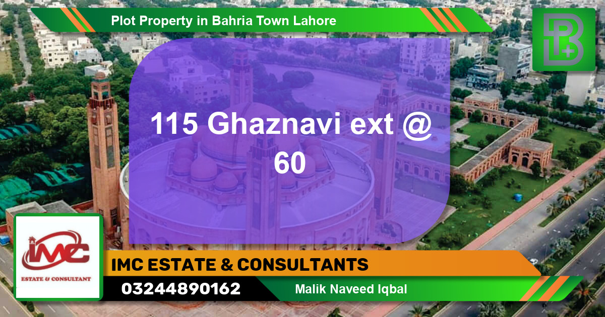 Residential Plot for Sale in Bahria Town, Lahore - (BP-73893)