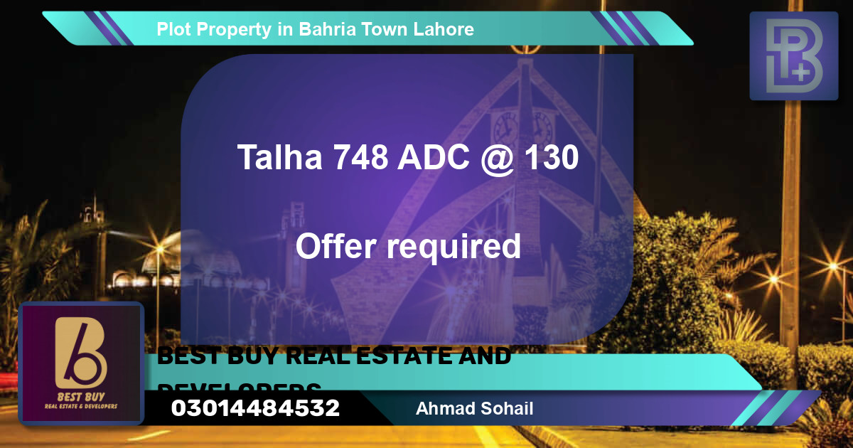 Residential Plot for Sale in Bahria Town, Lahore - (BP-73990)