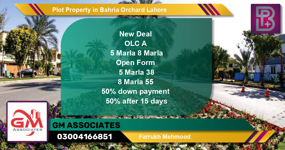 Residential Plot for Sale in Bahria Orchard, Lahore - (BP-74019)