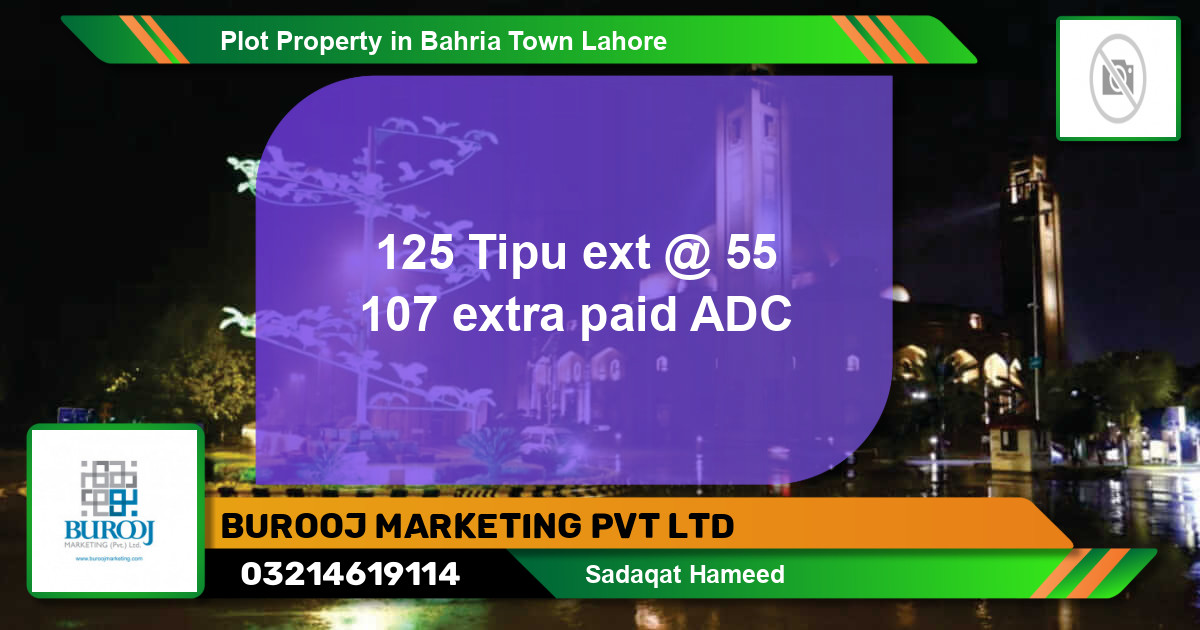 Residential Plot for Sale in Bahria Town, Lahore - (BP-74078)