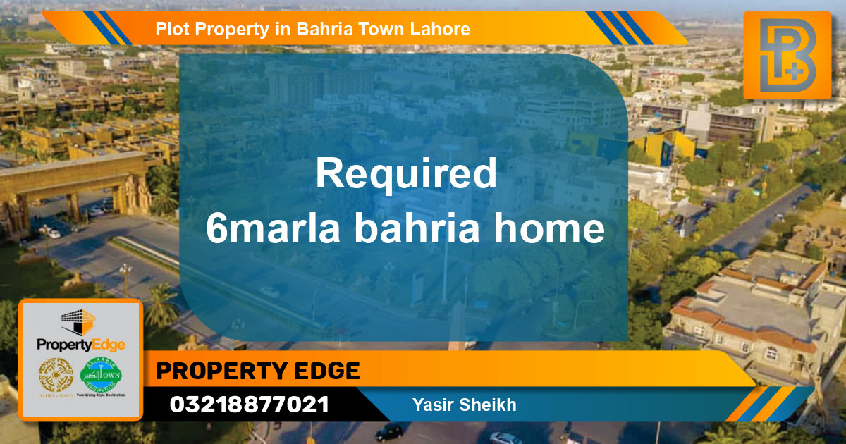 Residential Plot for Sale in Bahria Town, Lahore - (BP-74185)