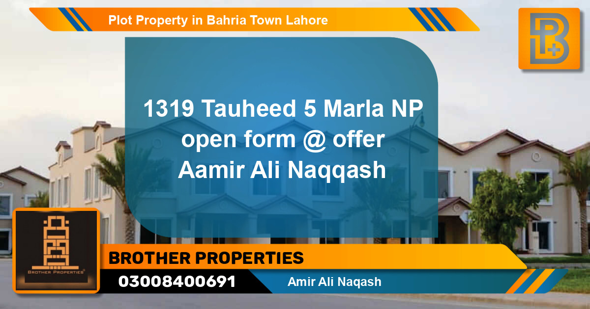 Residential Plot for Sale in Bahria Town, Lahore - (BP-74251)