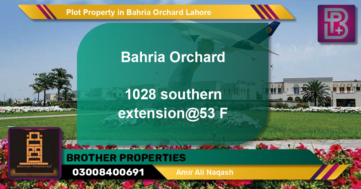 Residential Plot for Sale in Bahria Orchard, Lahore - (BP-74254)