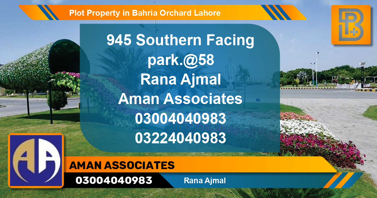 Residential Plot for Sale in Bahria Orchard, Lahore - (BP-74266)