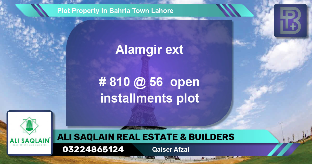 Residential Plot for Sale in Bahria Town, Lahore - (BP-74434)