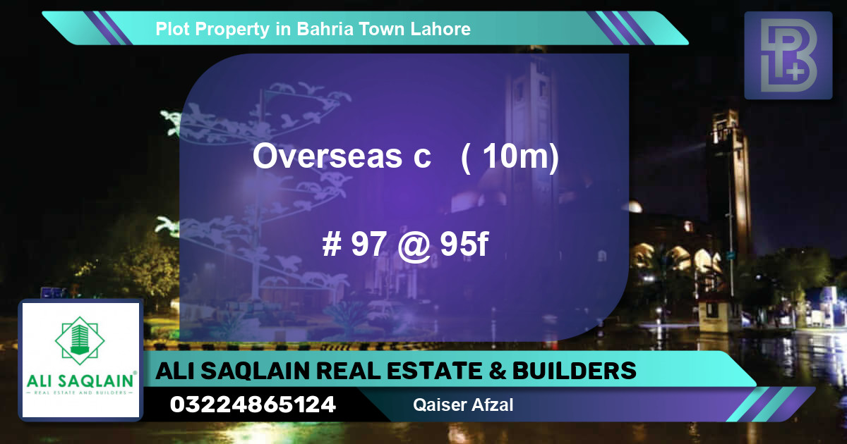 Residential Plot for Sale in Bahria Town, Lahore - (BP-74439)