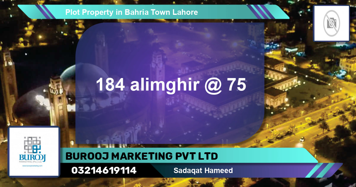 Residential Plot for Sale in Bahria Town, Lahore - (BP-74443)