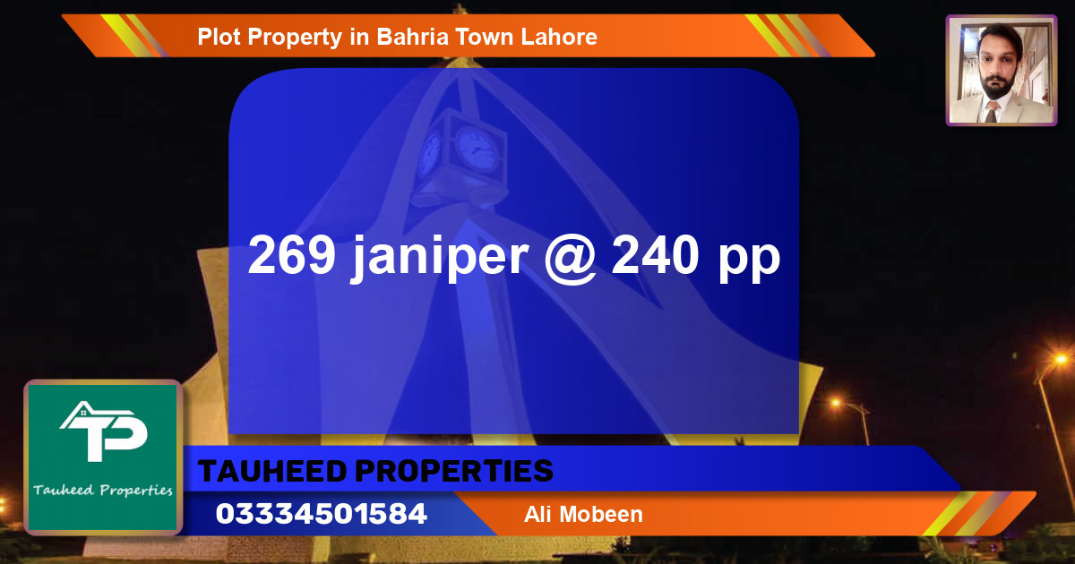 Residential Plot for Sale in Bahria Town, Lahore - (BP-74450)