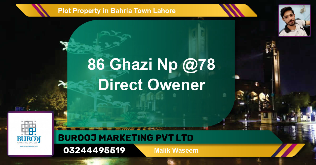 Residential Plot for Sale in Bahria Town, Lahore - (BP-74460)