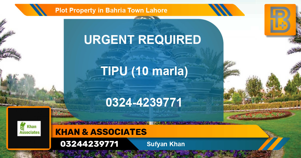 Residential Plot for Sale in Bahria Town, Lahore - (BP-74485)