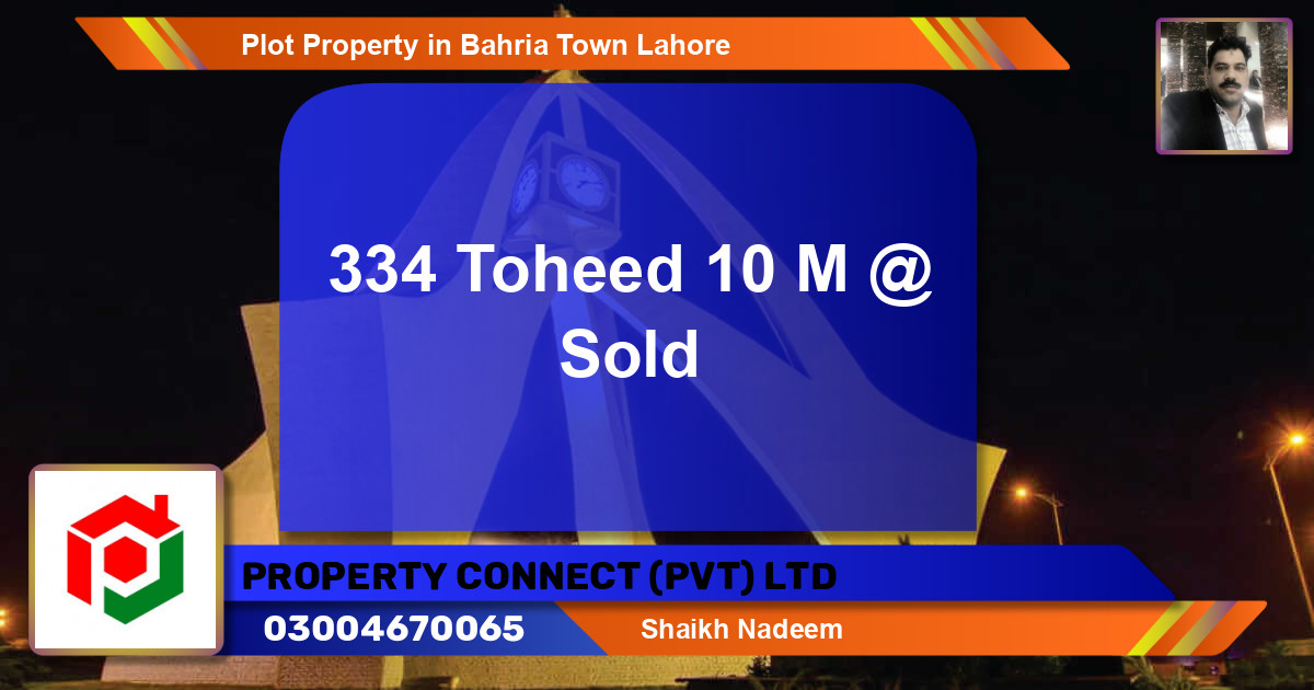 Residential Plot for Sale in Bahria Town, Lahore - (BP-74489)