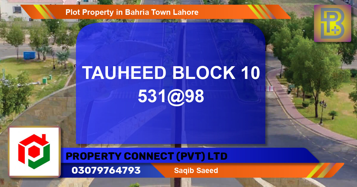 Residential Plot for Sale in Bahria Town, Lahore - (BP-74694)