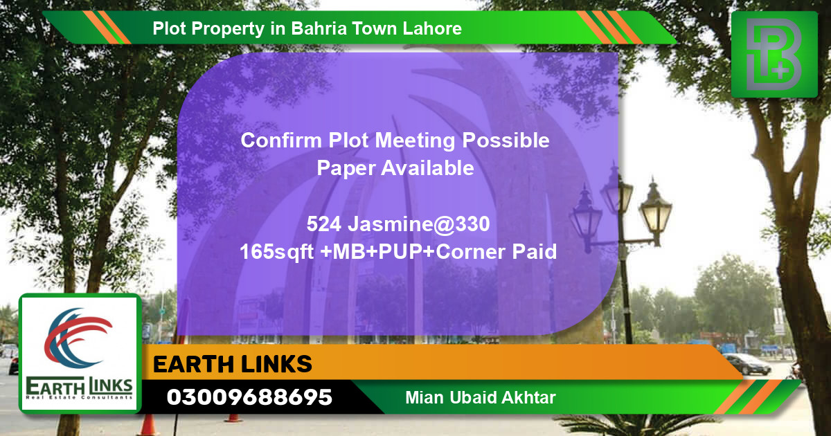 Residential Plot for Sale in Bahria Town, Lahore - (BP-74701)