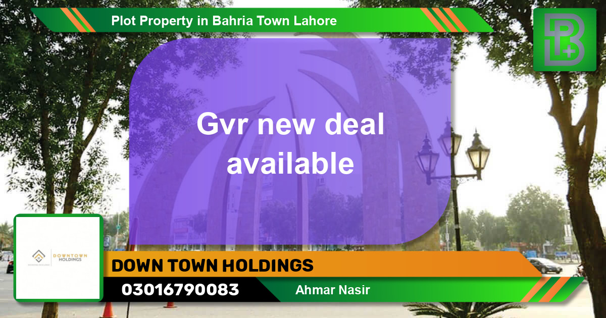 Residential Plot for Sale in Bahria Town, Lahore - (BP-74729)