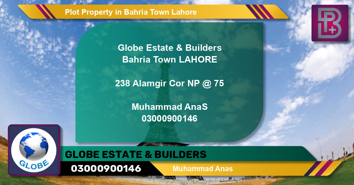Residential Plot for Sale in Bahria Town, Lahore - (BP-74807)