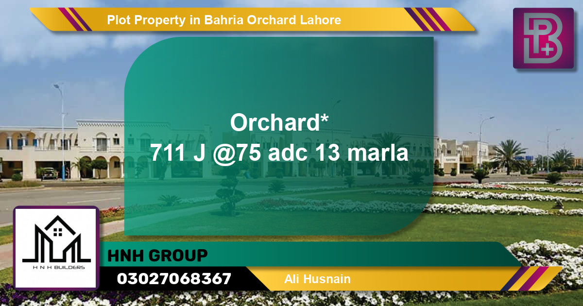 Residential Plot for Sale in Bahria Orchard, Lahore - (BP-74848)