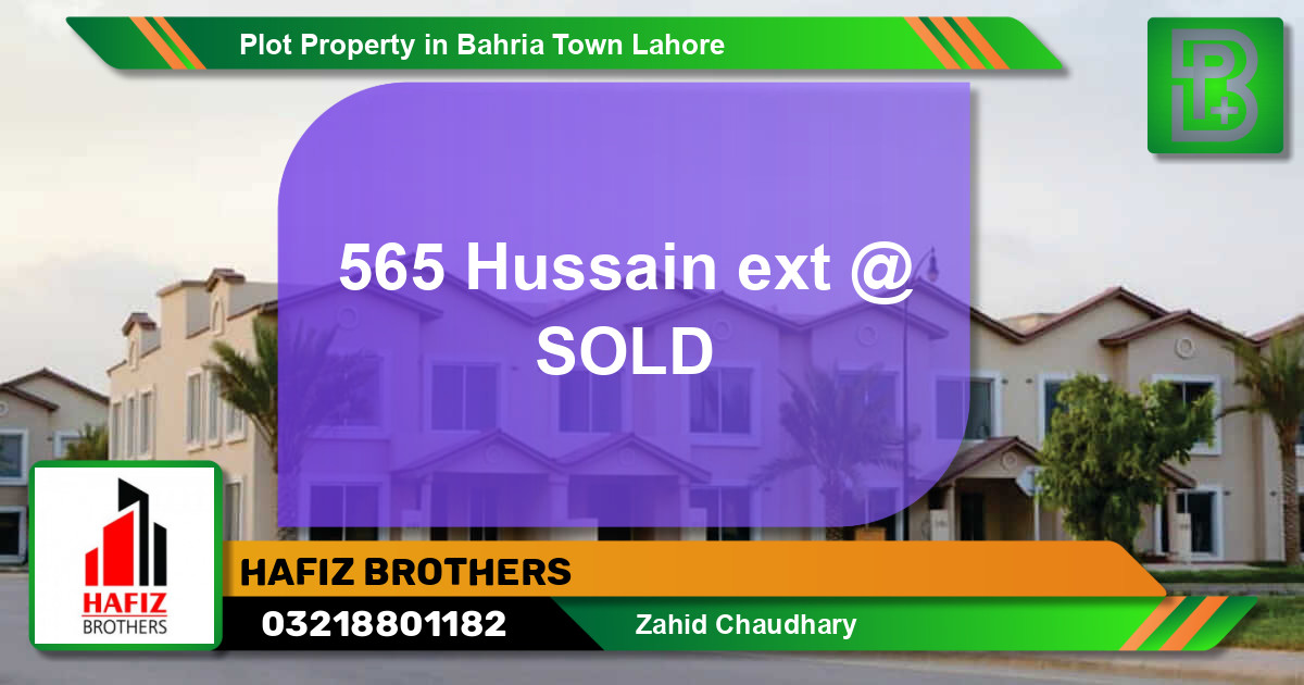 Residential Plot for Sale in Bahria Town, Lahore - (BP-74961)
