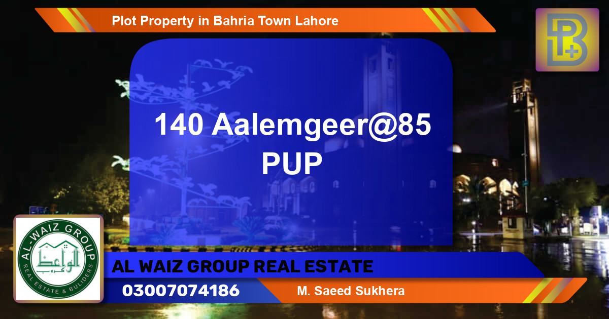 Residential Plot for Sale in Bahria Town, Lahore - (BP-75109)