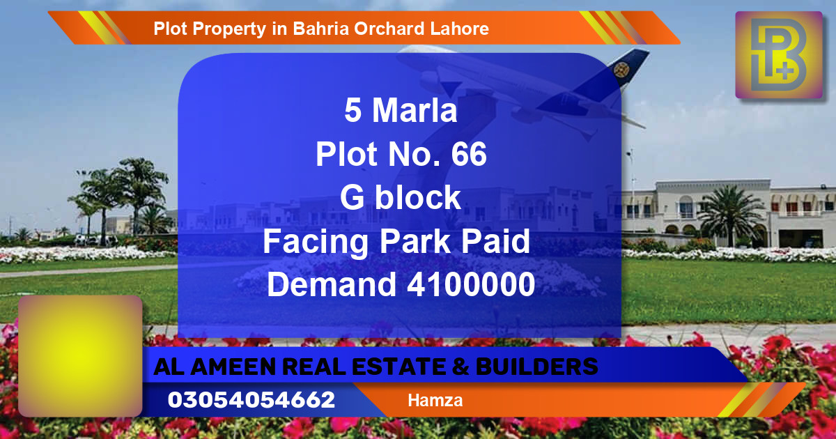 Residential Plot for Sale in Bahria Orchard, Lahore - (BP-75125)