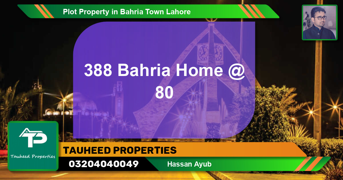 Residential Plot for Sale in Bahria Town, Lahore - (BP-75152)