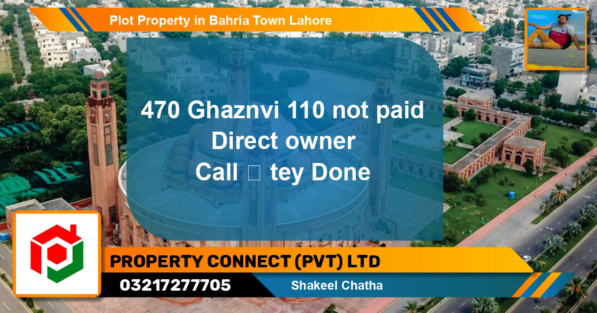 Residential Plot for Sale in Bahria Town, Lahore - (BP-75173)