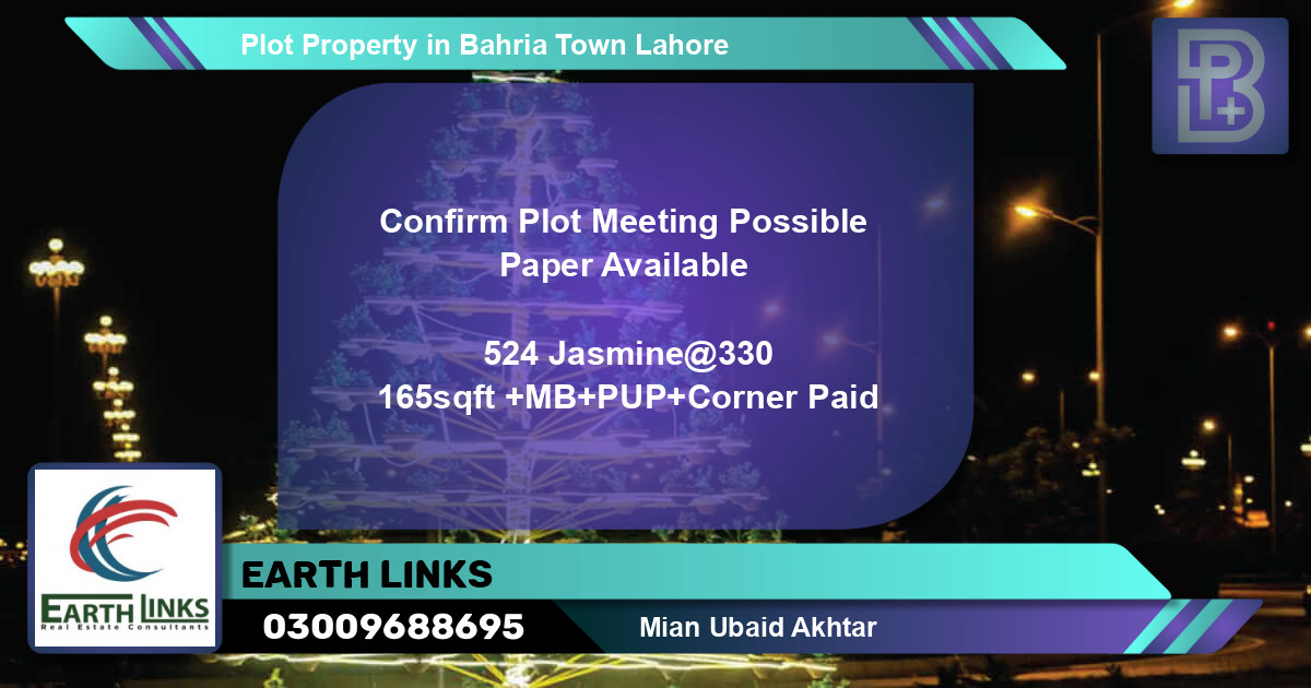 Residential Plot for Sale in Bahria Town, Lahore - (BP-75182)