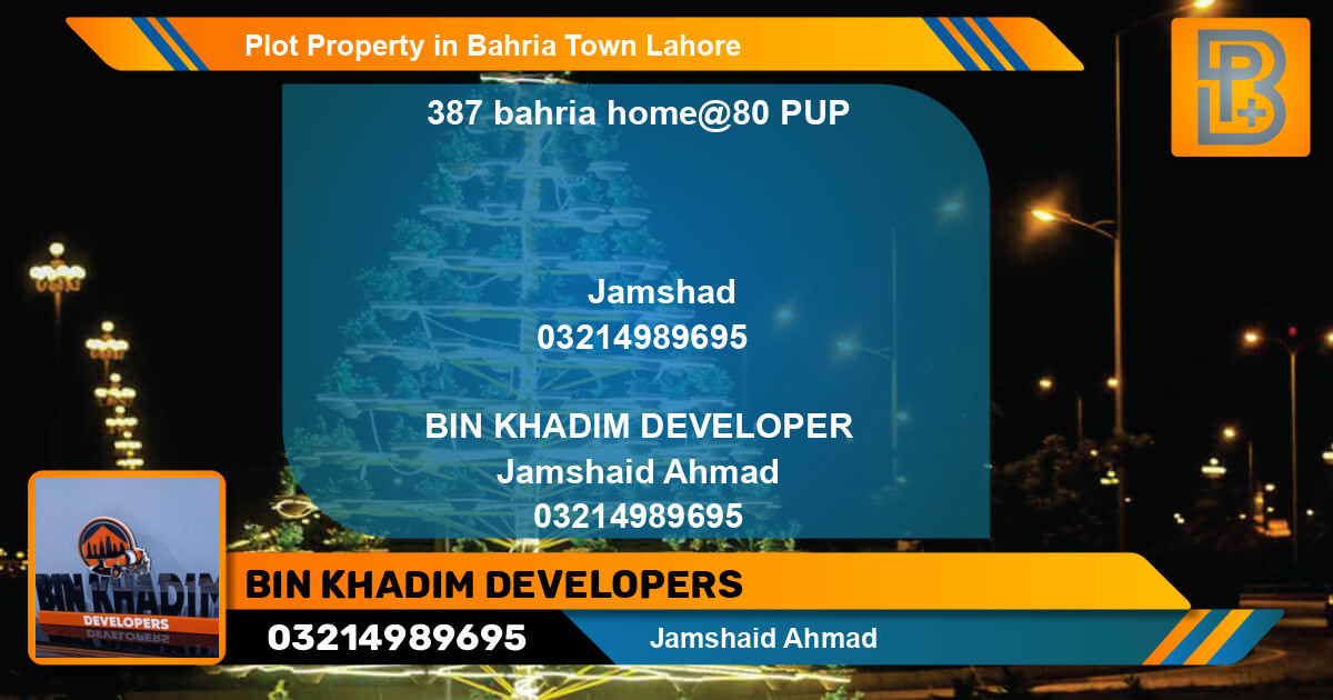 Residential Plot for Sale in Bahria Town, Lahore - (BP-75185)